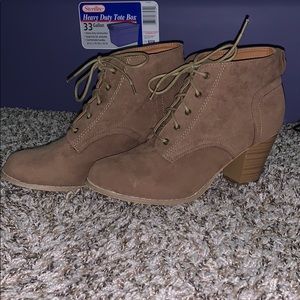 Tan Booties